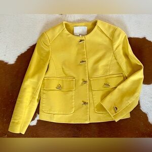 Beautiful 3.1 Phillip Lim Yellow Ladies Style Jacket Size 2 - Like New